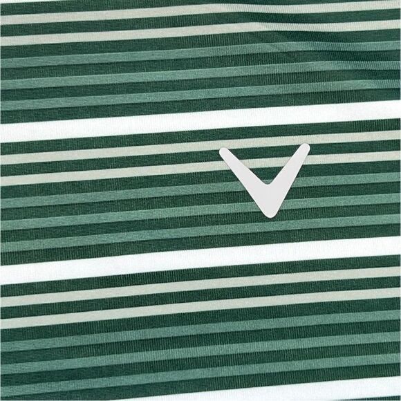 Callaway Polo Mens XXL Stripe Golf Polo Green Polyester - Picture 13 of 13